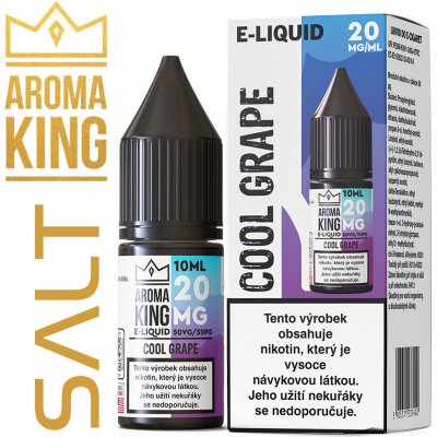 Aroma King Salt Cool Grape 10 ml 20 mg – Hledejceny.cz