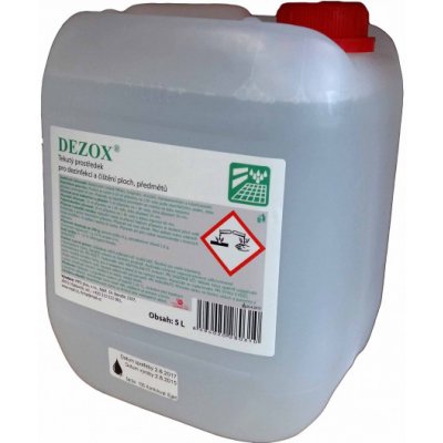 MPD Dezox tekutý prostředek pro dezinfekci a čištění ploch a předmětů 5 l – Zbozi.Blesk.cz