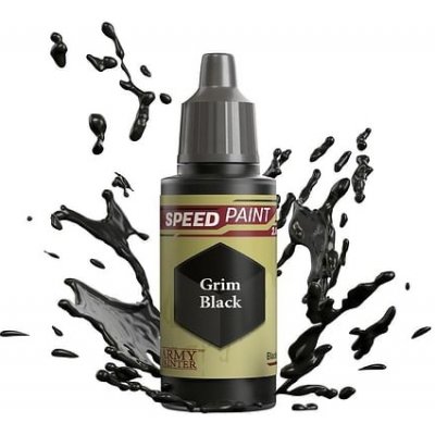 Army Painter: Speedpaint Grim Black 18ml – Zboží Živě