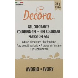 Decora Gelová barva slonová kost 28 g