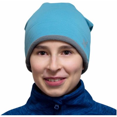 ESITO Zimní čepice spadená tyrkysová – Zboží Dáma