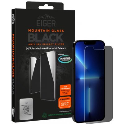 Eiger Glass Mountain BLACK Privacy Screen Protector for Apple iPhone 13 Pro Max EGMSP00199 – Hledejceny.cz