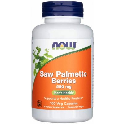 NOW Foods Saw Palmetto Berries 550 mg 100 tablet – Hledejceny.cz