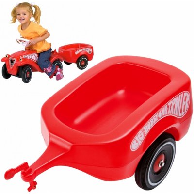 BIG Přívěsný vozík BOBBY červený 1300 – Zboží Mobilmania