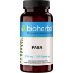 Bioherba PABA kyselina para-aminobenzoová 210 mg 100 kapslí – Hledejceny.cz