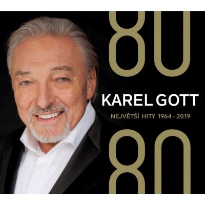 Karel Gott - 80/80 Největší hity 1964-2019 4CD – Zboží Mobilmania