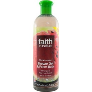 Faith in Nature přírodní sprchový gel a pěna Vodní meloun 400 ml