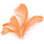 Peří v sáčku 10g světle oranžové – Zboží Dáma