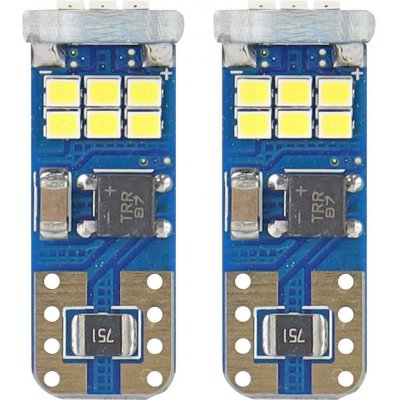 LED CANBUS 18SMD UltraBright 2016 T10e (W5W) White 12V / 24V, AMiO 01292 – Hledejceny.cz