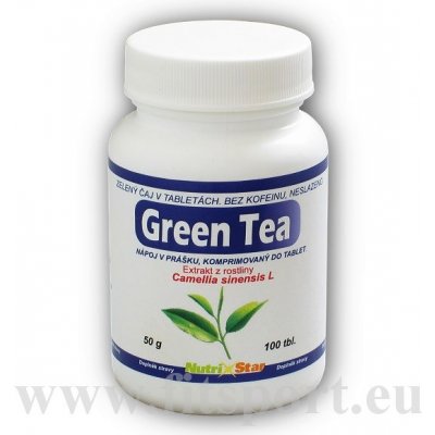 Nutristar Green Tea tablet nesladké 100 tablet