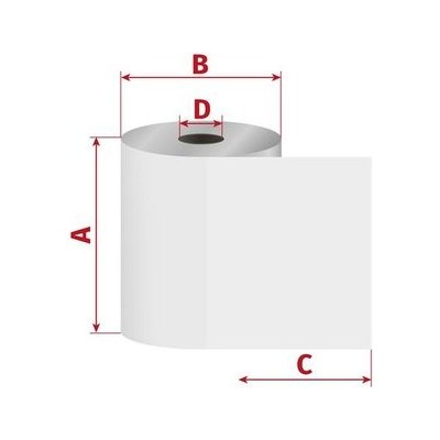 OEM 80/150/25 - 18 V (gramáž 75g/m2) Termocitlivý, (150m) 131080027 – Zboží Živě