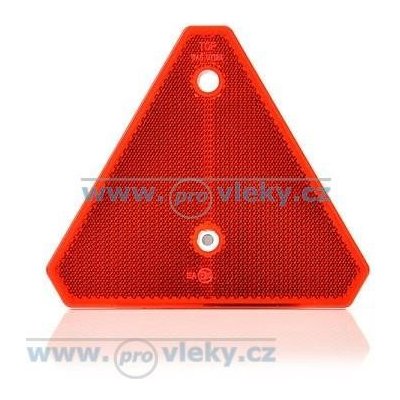 WAS Odrazka červená UT125 trojúhelník – Sleviste.cz