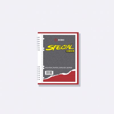 Bobo Speciál kroužkový blok A5 linkovaný 50 listů – Zboží Živě