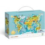 DoDo s hledáním obrázků Mapa světa 80 dílků – Zboží Mobilmania