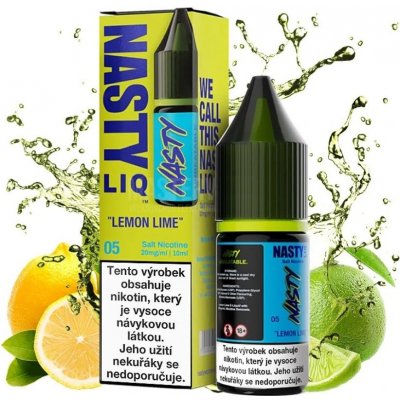 Nasty LIQ Salt Lemon Lime 10 ml 20 mg – Zboží Dáma