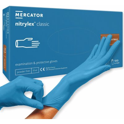 Mercator Medical Nitrylex Classic modré 100 ks – Zboží Dáma