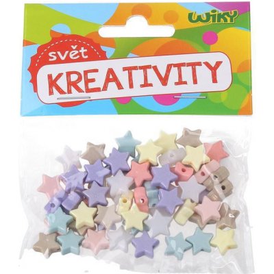 Wiky Barevné korálky hvězdičky 15g – Sleviste.cz