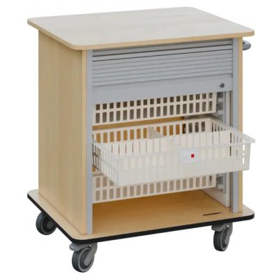 DEXTER 23 ABS vozík boxový, roletový, nízký, 880x780x620 mm, javor horský – Hledejceny.cz