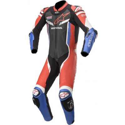 Jednodílná kombinéza Alpinestars GP Pro Honda černá/červená/modrá/bílá – Zbozi.Blesk.cz