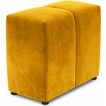Cosmopolitan Design Modrá sametová opěrka k modulární pohovce Rome Velvet - – Hledejceny.cz