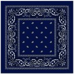 Bandana šátek tmavě modrá – Zboží Dáma