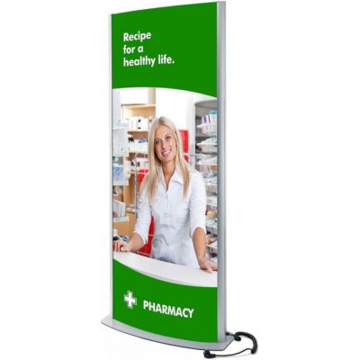 Jansen Display LED světelný totem Arcuato 700 x 2000 – Zboží Živě