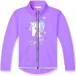 DÍVČÍ MIKINA NA ZIP JEDNOROŽEC NOVINKA Fialková – Zboží Dáma