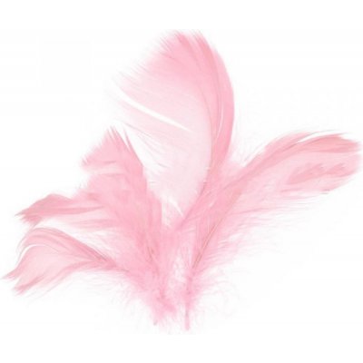 Peří v sáčku 10g růžové – Zboží Dáma