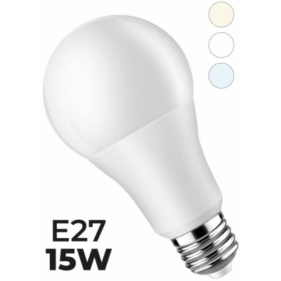 ecoPLANET Berge LED žárovka E27 A60 15W=120W 1500Lm teplá bílá – Zboží Dáma