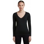ICEBREAKER Wmns Merino 200 Oasis LS V Neck Black – Sleviste.cz
