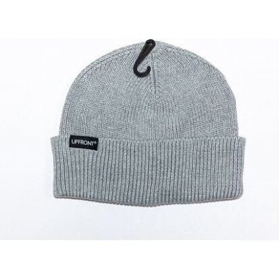 Upfront PATCH Rib beanie Lt grey Melange – Hledejceny.cz