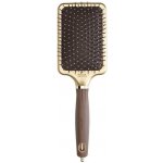 Olivia Garden Expert Care Rectangular Paddle Brush kartáč na vlasy L zlato-hnědý ID2074 – Zboží Dáma