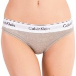 Calvin Klein kalhotky F3787E šedé – Zboží Dáma