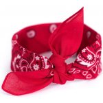 bavlněný šátek Bandana červený – Sleviste.cz