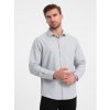 Pánská Košile Ombre košile regular fit OM-SHCS-0148 šedá