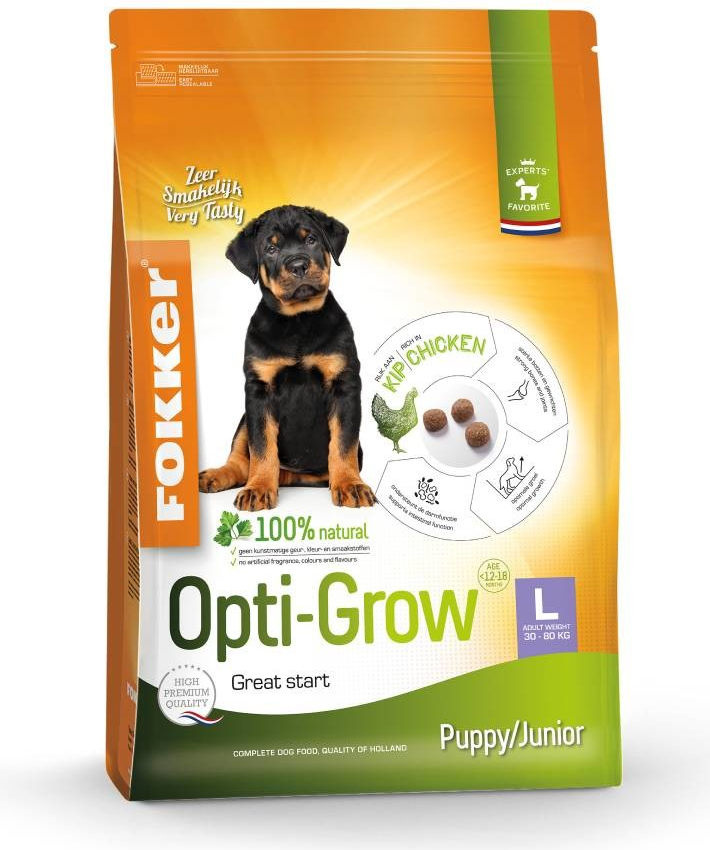 Fokker Dog Puppy/Junior Large Opti-Grow 2 x 13 kg