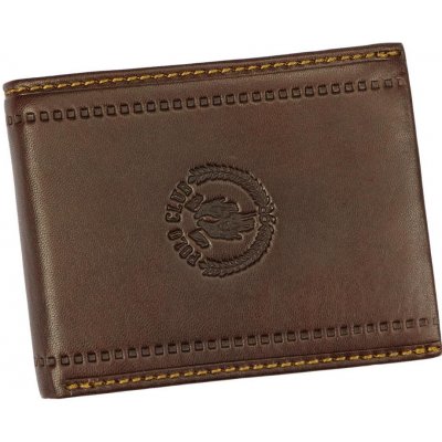 Harvey Miller Dámská kožená peněženka Polo Club 1725292 tmavěhnědá