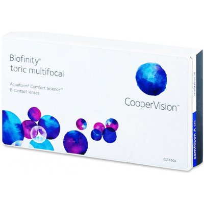 Cooper Vision Biofinity Toric Multifocal 6 čoček – Hledejceny.cz