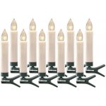 LUMA LED 10x dekorační vánoční svíčky na stromeček s časovačem vypnutí teplá bílá – Hledejceny.cz