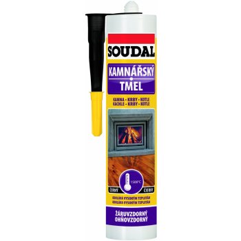 SOUDAL kamnářský tmel 310g černý