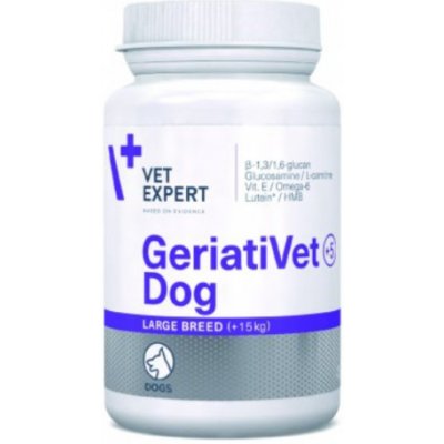 Vet Expert GeriatiVet Dog Large Breed komplexní přípravek pro starší psy velkých plemen 45tbl – Zbozi.Blesk.cz