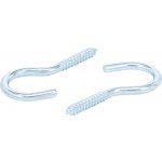 Háčky šroubovací, 90 mm, 2 kusy - BGS 88183 – Hledejceny.cz