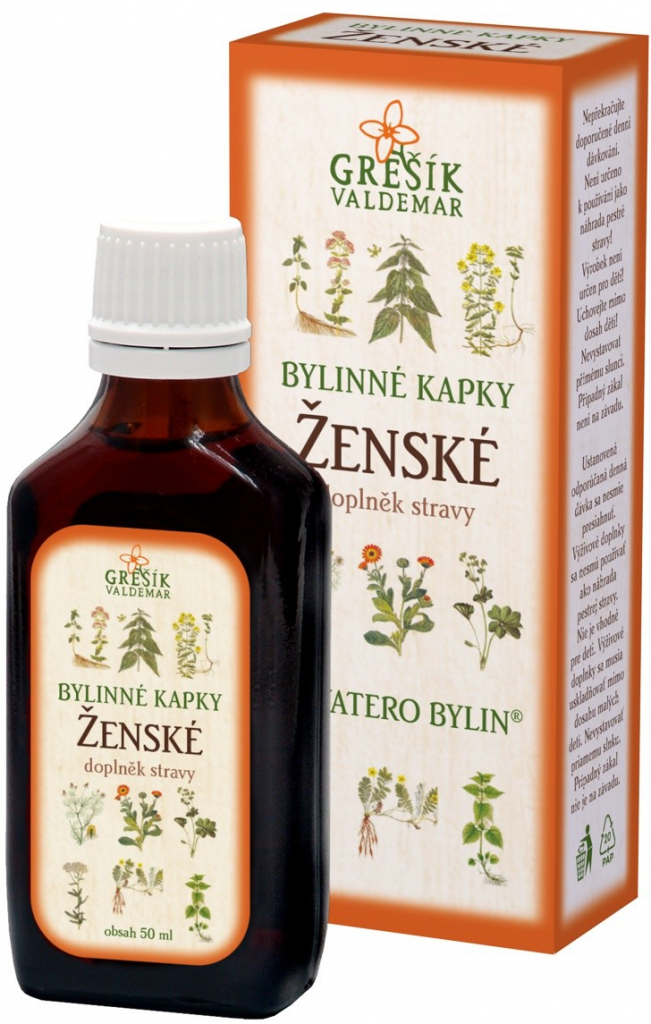 Grešík Ženské bylinné kapky 50 ml