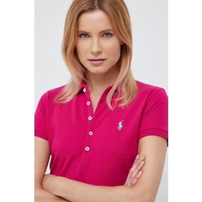 Ralph Lauren Polo tričko Polo růžová – Zboží Mobilmania