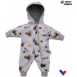 NEW BABY Softshellová kojenecká kombinéza New Baby Bagr – Sleviste.cz