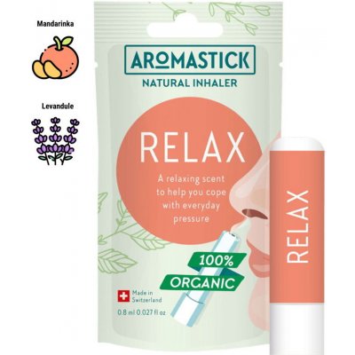 BIO AROMATICKÁ TYČINKA - PŘÍRODNÍ INHALÁTOR AROMASTICK RELAX 1 ks – Zbozi.Blesk.cz