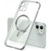 Pouzdro a kryt na mobilní telefon Pouzdro SES MagSafe silikonové Samsung Galaxy S23 Plus 5G - stříbrné