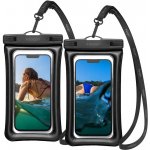 Pouzdro Spigen Aqua Shield Floating voděodolné A610 2 Pack černé – Zboží Živě