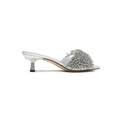 Michael Kors nazouváky MICHAEL Amal Kitten Sandal 40S3AMMS1M silver – Hledejceny.cz