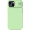 Pouzdro a kryt na mobilní telefon Apple Pouzdro NILLKIN CamShield Apple iPhone 14 Plus - krytka fotoaparátu - silikonové - zelené